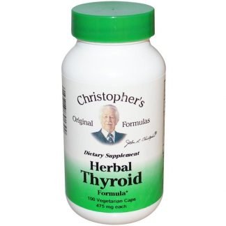 Christopher's Original Formulas, ハーバル・サイロイド・フォーミュラ、475 mg、ベジキャップ 100錠