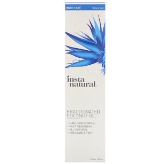 InstaNatural, 微細化ココナッツオイル、バス&ビューティー用スキンケアフォーミュラ、240ml（8 fl oz）