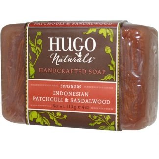 Hugo Naturals, ハンドクラフテッドソープ、インドネシアパチョリ＆サンダルウッド、4 oz (113 g)