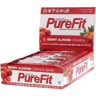 PureFit Bars, プレミアム栄養バー、ベリーアーモンドクランチ、15本、2オンス（57 g）