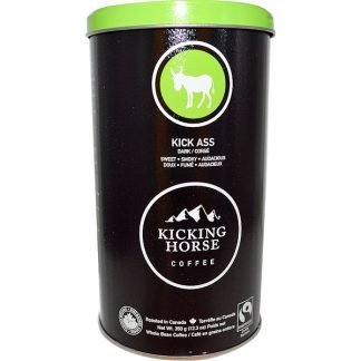 Kicking Horse, ガツンときます（Kick Ass）, コーヒー豆, 深煎り（Dark）, 12.3オンス (350 g)