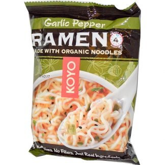 Koyo Natural Foods, ガーリック・ペッパー・ラーメン、2.1オンス (60 g)