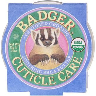 Badger Company, オーガニックキューティクルケア、スージングシアバター、21 g（.75 oz）