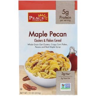 Peace Cereal, グラノーラ と フレーク状, メープル・ピーカン, 11 オンス (312 g)