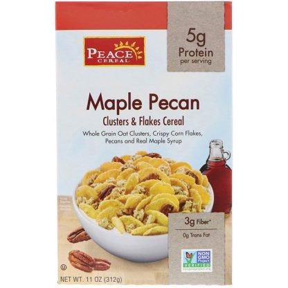 Peace Cereal, グラノーラ と フレーク状, メープル・ピーカン, 11 オンス (312 g)