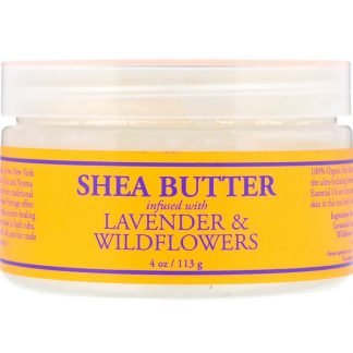 Nubian Heritage, シアバター、ラベンダー & ワイルドフラワー配合、4 oz (114 g) (Discontinued Item)