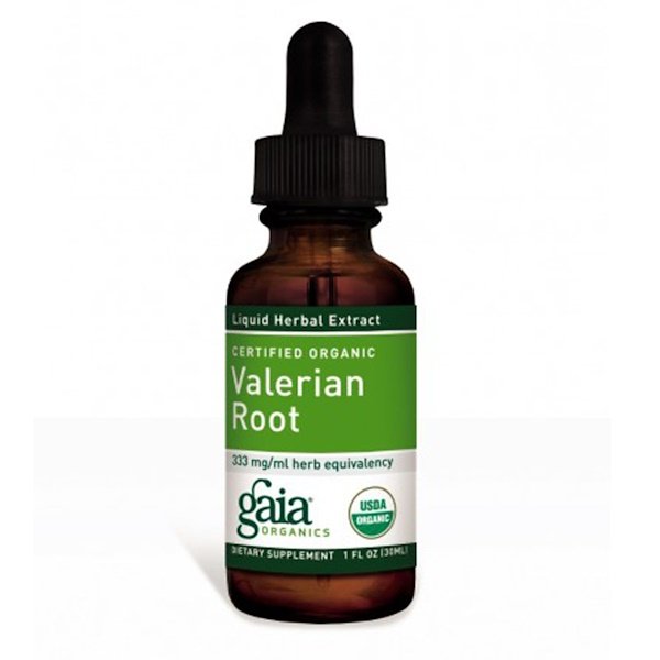 Gaia Herbs, Certified Organic, Valerian Root, 1 fl oz (30 ml)