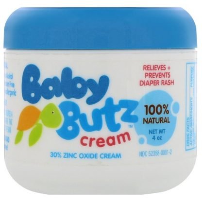 Olen Cosmetics, ベビーバッツクリーム、100％ナチュラル、4 oz