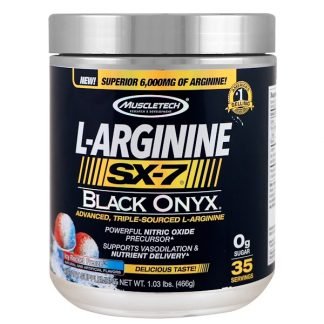 Muscletech, L-アルギニン、SX-7、ブラックオニキス、アイシーロケットフリーズ、1.03 lbs (466 g) (Discontinued Item)