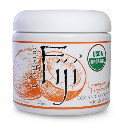 Organic Fiji, オーガニックシュガーポリッシュ、レモングラス・タンジェリン、20 oz (566 g)