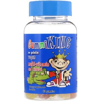 GummiKing, マルチビタミン&ミネラル、子供用、 60グミ