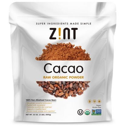 Zint, カカオ、未加工オーガニックパウダー、32 oz (907 g)