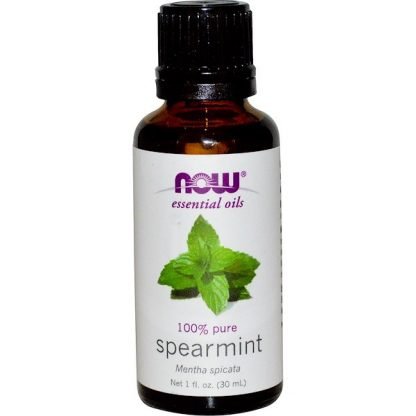 Now Foods, エッセンシャルオイル、 スペアミント、 1液状オンス (30 ml)