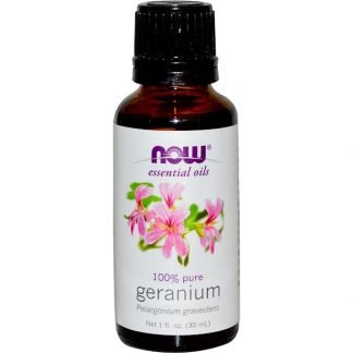 Now Foods, エッセンシャルオイル, ゼラニウム, 1液量オンス (30 ml)