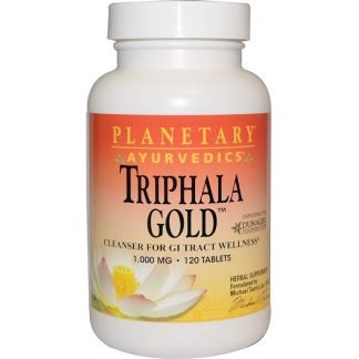 Planetary Herbals, アーユルヴェーダ, トリファラゴールド（Triphala Gold）, 1,000 mg, 120錠
