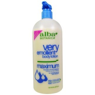Alba Botanica, 超エモリエント（柔軟）効果なボディローション, 最大限, 32オンス（907 g）