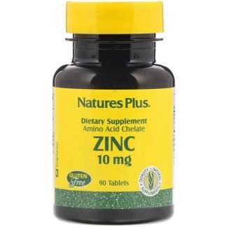 Nature's Plus, 亜鉛、10mg、90錠