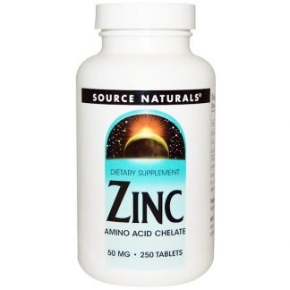 Source Naturals, 亜鉛, 50 mg, 250錠