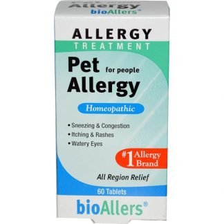 NatraBio, バイオアラーズ（bioAllers）、 アレルギートリートメント、ペットアレルギーの方用、60 錠