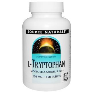 Source Naturals, L-トリプトファン, 500 mg, 120錠