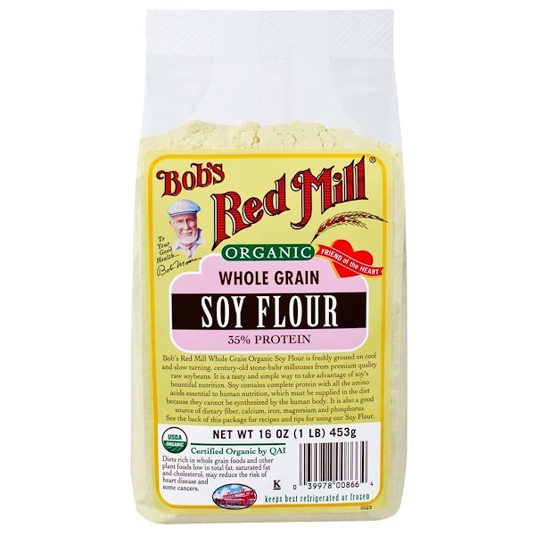 Bob's Red Mill, オーガニック きな粉, 16 オンス (453 g)