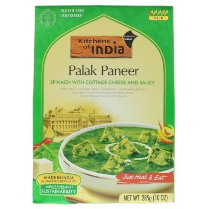 Kitchens of India, パラク パニール, ほうれん草、カッテージチーズ、ソース入り, 10 oz (285 g)