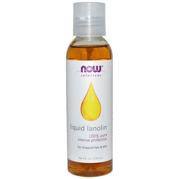 Now Foods, 解決策、液体ラノリン、4液量オンス(118 ml)