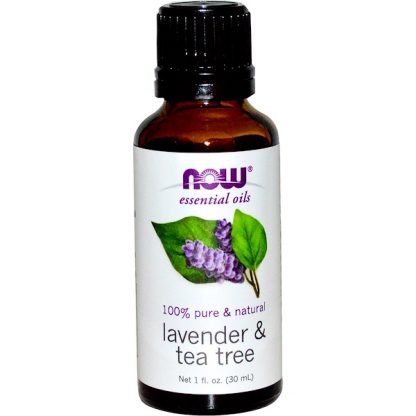 Now Foods, エッセンシャルオイルズ, ラベンダー & ティーツリー, 1 fl oz (30 ml)