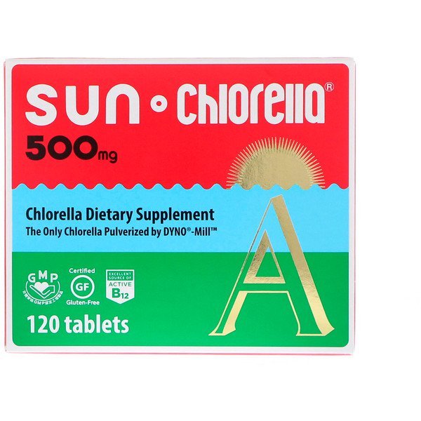 Sun Chlorella, サンクロレラA, 500 mg, 120錠