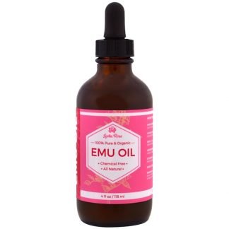 Leven Rose, 100％ピュア＆オーガニックエミュオイル、4液体オンス（118 ml）
