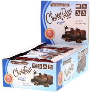 HealthSmart Foods, チョコライト・プロテインバー、トリプルチョコレート・ファッジ、16本、各1.2オンス（34g）