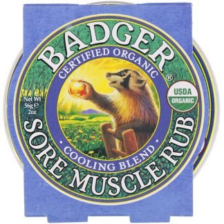 Badger Company, ソアマッスルラブ（筋肉痛に）、 クーリングブレンド、2 oz (56 g)
