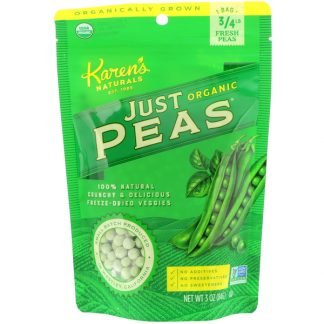 Karen's Naturals, オーガニック・ジャスト・ピーズ, 3.5 オンス (98 g)