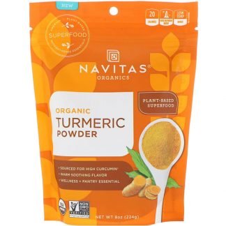 Navitas Organics, オーガニックターメリックパウダー、8オンス (224 g)