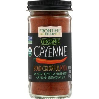 Frontier Natural Products, オーガニック, 赤唐辛子（カイエン＝Cayenne）, 粉挽き, 1.70オンス（48 g）