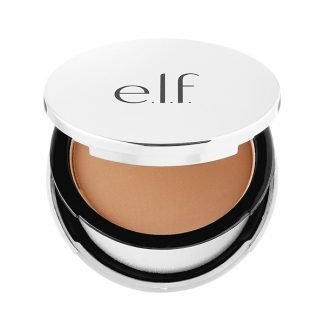 E.L.F. Cosmetics, ビューティフルベア, シアティント仕上げ用パウダー, ミディアム/ダーク, 0.33 oz (9.4 g)