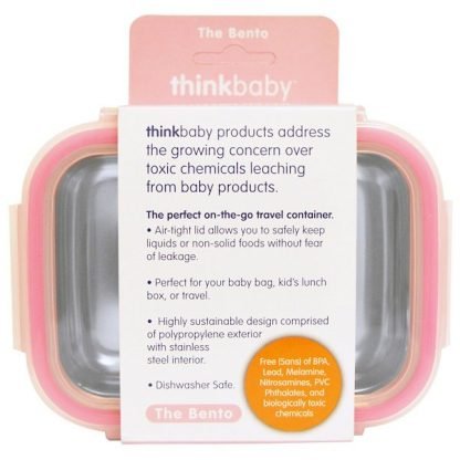 Think, シンクベビー、ザ ベントー ボックス、ピンク、9 oz (250 ml)