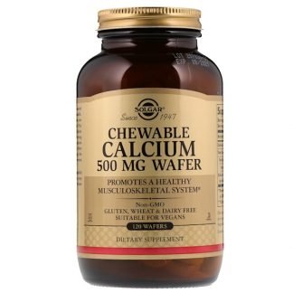 Solgar, チュアブル カルシウム、500 mg、120 ウエハー
