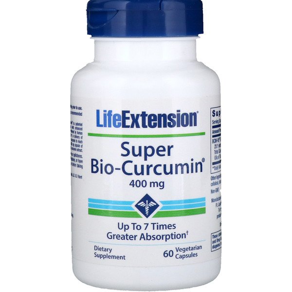 Life Extension, Super Bio-Curcumin, 400 mg, 60 Vegetarian Capsules (Discontinued Item)