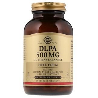 Solgar, DLPA、フリー・フォーム、 500 mg、ベジキャップ100 錠