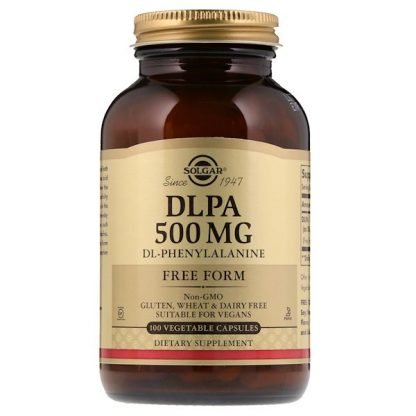 Solgar, DLPA、フリー・フォーム、 500 mg、ベジキャップ100 錠