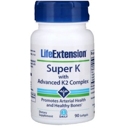 Life Extension, スーパーK先進的なK2複合体配合、ソフトジェル90個