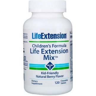 Life Extension, 子供用フォーミュラ、ライフエクステンション・ミックス、天然ベリー味、120チュアブル錠