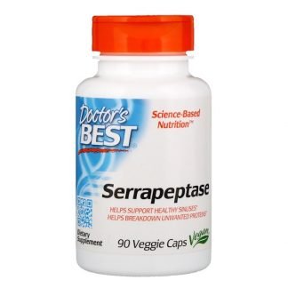 Doctor's Best, Best Serrapeptase、40,000 SPU 植物性カプセル 90粒