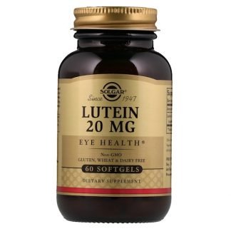 Solgar, ルテイン、20mg、60ソフトジェル