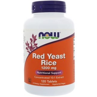 Now Foods, 紅麹, 1200 mg, 120 錠