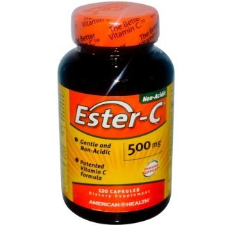 American Health, エスターC、500 mg、120カプセル