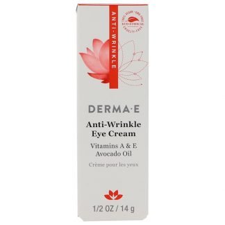 Derma E, アンチリンクル・アイクリーム、1/2 oz (14 g)