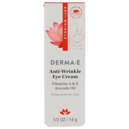 Derma E, アンチリンクル・アイクリーム、1/2 oz (14 g)