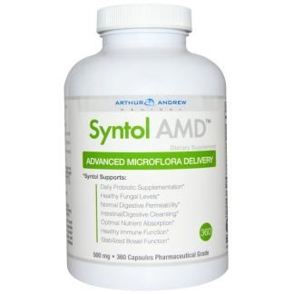 Arthur Andrew Medical, Syntol AMD、Advanced Microflora Delivery、500 mg、360カプセル